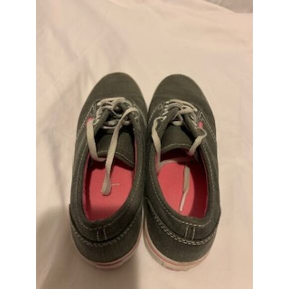Vans Gray and Pink Sneakers Womens Size 7 Classic - Picture 4 of 8